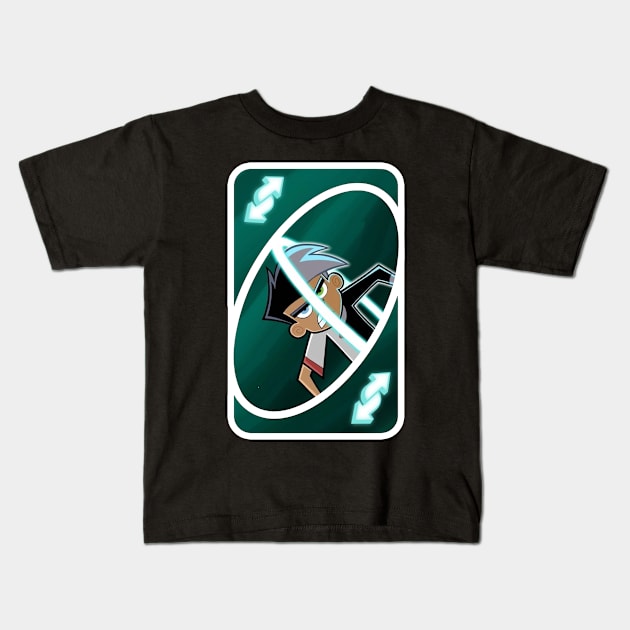 danny reverse card Kids T-Shirt by thebeatgoStupid